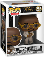 Tupac Shakur from 2Pac - Pop! Vinyl Figures manufactured by Funko [Front]