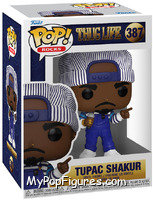 Tupac Shakur (Overalls) (Thug Life) from 2Pac - Pop! Vinyl Figures manufactured by Funko [Front]