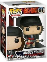 Angus Young (Black Jacket) from AC/DC - Pop! Vinyl Figures manufactured by Funko [Front]