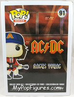 Angus Young (Red Jacket) from AC/DC - Pop! Vinyl Figures manufactured by Funko [Back]