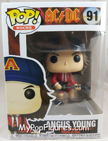 Angus Young (Red Jacket) from AC/DC - Pop! Vinyl Figures manufactured by Funko [Front]