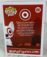 Bullseye (Flocked) from Ad Icons - Pop! Vinyl Figures manufactured by Funko [Back]