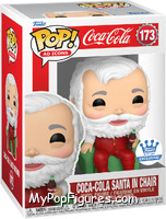 Coca-Cola Santa in Chair from Ad Icons - Pop! Vinyl Figures manufactured by Funko [Front]