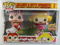 Jollibee & Hetty Spaghetti from Ad Icons - Pop! Sets manufactured by Funko [Front]