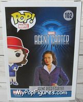 Agent Carter (Golden Orb) from Agent Carter - Agent Carter Pop! manufactured by Funko [Back]