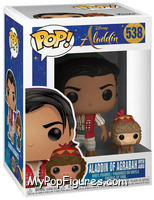 Aladdin of Agrabah (with Abu) from Aladdin - Pop! Vinyl Figures manufactured by Funko [Front]