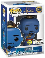 Genie (Live Action) (Glow in the Dark) from Aladdin - Pop! Vinyl Figures manufactured by Funko [Front]