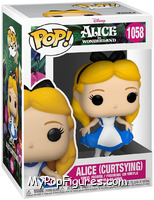 Alice (Curtsying) from Alice in Wonderland - Pop! Vinyl Figures manufactured by Funko [Front]