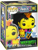 Queen Of Hearts (with King) (Black Light) from Alice in Wonderland - Pop! Vinyl Figures manufactured by Funko [Front]