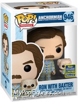 Ron with Baxter from Anchorman - Pop! Vinyl Figures manufactured by Funko [Front]