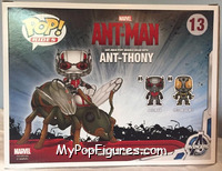 Ant-Man and Ant-Thony from Ant-Man - Pop! Rides manufactured by Funko [Back]