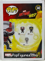 Ant-Man (Unmasked) (Chase) from Ant-Man - Ant-Man and the Wasp Pop! manufactured by Funko [Back]