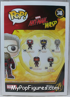 Hank Pym (Unmasked) (Special Edition) from Ant-Man - Ant-Man and the Wasp Pop! manufactured by Funko [Back]