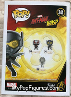 Wasp (Unmasked) (Chase) from Ant-Man - Ant-Man and the Wasp Pop! manufactured by Funko [Back]