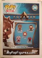 Arthur Curry (Gladiator) (Gold Chrome) from Aquaman - Pop! Vinyl Figures manufactured by Funko [Back]