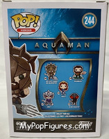 Arthur Curry (Gladiator) (Patina) from Aquaman - Pop! Vinyl Figures manufactured by Funko [Back]