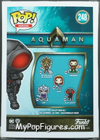 Black Manta from Aquaman - Pop! Vinyl Figures manufactured by Funko [Back]