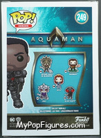 Black Manta from Aquaman - Pop! Vinyl Figures manufactured by Funko [Back]