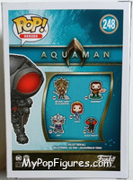 Black Manta (Black Chrome) from Aquaman - Pop! Vinyl Figures manufactured by Funko [Back]