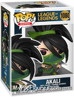 Akali from Arcane: League of Legends - Pop! Vinyl Figures manufactured by Funko [Front]