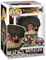 Battle Levi (Bloody) from Attack on Titan - Pop! Vinyl Figures manufactured by Funko [Front]