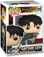 Captain Levi from Attack on Titan - Pop! Vinyl Figures manufactured by Funko [Front]