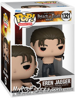 Eren Jaeger (Open Shirt) from Attack on Titan - Pop! Vinyl Figures manufactured by Funko [Front]