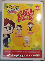 Austin Powers from Austin Powers - Pop! Vinyl Figures manufactured by Funko [Back]