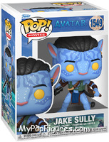 Jake Sully (Battle Pose) from Avatar - The Way of Water - Pop! Vinyl Figures manufactured by Funko [Front]