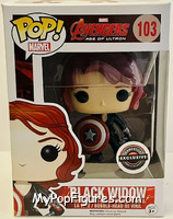 Black Widow (Cap Shield) from Avengers - Avengers Age of Ultron Pop! manufactured by Funko [Front]