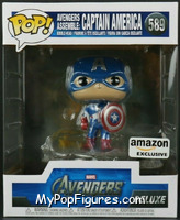 Captain America (Deluxe) from Avengers - Avengers Assemble Pop! manufactured by Funko [Front]