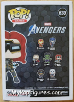 Black Widow (Glows in the Dark) (Gamerverse) from Avengers - Avengers Pop! manufactured by Funko [Back]