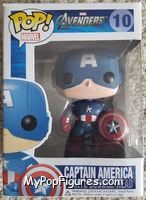 Captain America from Avengers - Avengers Pop! manufactured by Funko [Front]