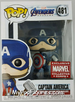 Captain America (Mjolnir) from Avengers - Avengers Endgame Pop! manufactured by Funko [Front]