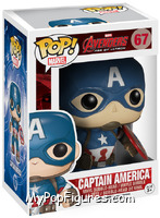 Captain America from Avengers - Avengers Age of Ultron Pop! manufactured by Funko [Front]