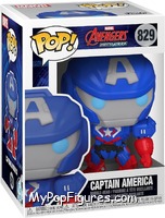 Captain America from Avengers - Avengers MechStrike Pop! manufactured by Funko [Front]