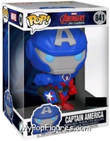 Captain America (10" Scale) from Avengers - Avengers MechStrike Pop! manufactured by Funko [Front]