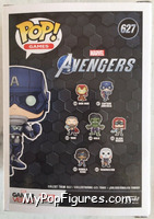 Captain America (Glows in the Dark) (GamerVerse) from Avengers - Avengers Pop! manufactured by Funko [Back]