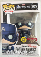 Captain America (Glows in the Dark) (GamerVerse) from Avengers - Avengers Pop! manufactured by Funko [Front]