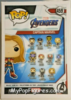 Captain Marvel from Avengers - Avengers Pop! manufactured by Funko [Back]