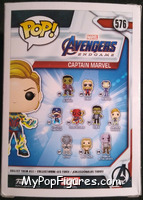 Captain Marvel from Avengers - Avengers Endgame Pop! manufactured by Funko [Back]