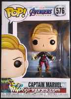 Captain Marvel from Avengers - Avengers Endgame Pop! manufactured by Funko [Front]