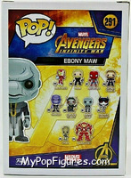 Ebony Maw from Avengers - Avengers Infinity War Pop! manufactured by Funko [Back]