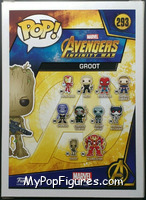 Groot from Avengers - Avengers Infinity War Pop! manufactured by Funko [Back]