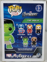 Hulk from Avengers - Avengers Pop! manufactured by Funko [Back]