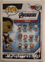 Hulk from Avengers - Avengers Pop! manufactured by Funko [Back]