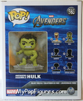 Hulk (Deluxe) from Avengers - Avengers Assemble Pop! manufactured by Funko [Back]