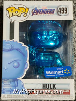 Hulk (Gauntlet) (Blue Chrome) from Avengers - Avengers Endgame Pop! manufactured by Funko [Front]