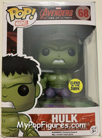 Hulk (Gamma Glow in the Dark) from Avengers - Avengers Age of Ultron Pop! manufactured by Funko [Front]