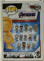 Hulk (Gauntlet) (Orange Chrome) from Avengers - Avengers Endgame Pop! manufactured by Funko [Back]